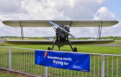 Tracey flies into the Aerobility airfield at Blackbushe for an open day visit